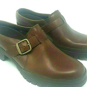 MERRELL City Leaf Oak Leather Slide Mules EUR 38.5